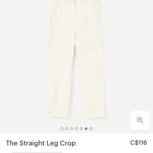 Everlane Straight Leg Crop